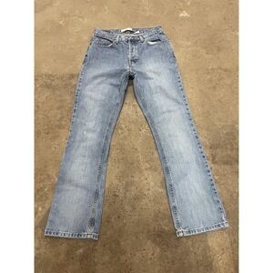 Gap Jeans Womens 8 Mid Rise Boot Cut Medium Wash Blue Denim Button Fly Cotton